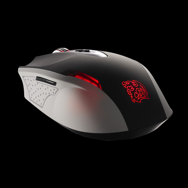 Mouse Thermaltake Sports Black e White Gaming - 40